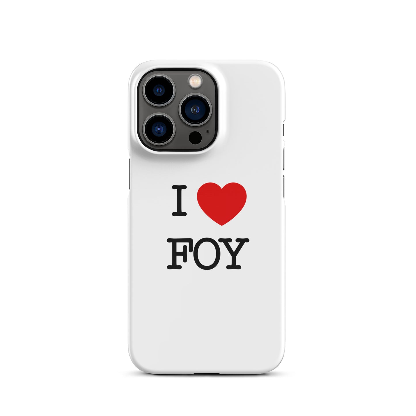 I HEART FOY Snap case for iPhone®