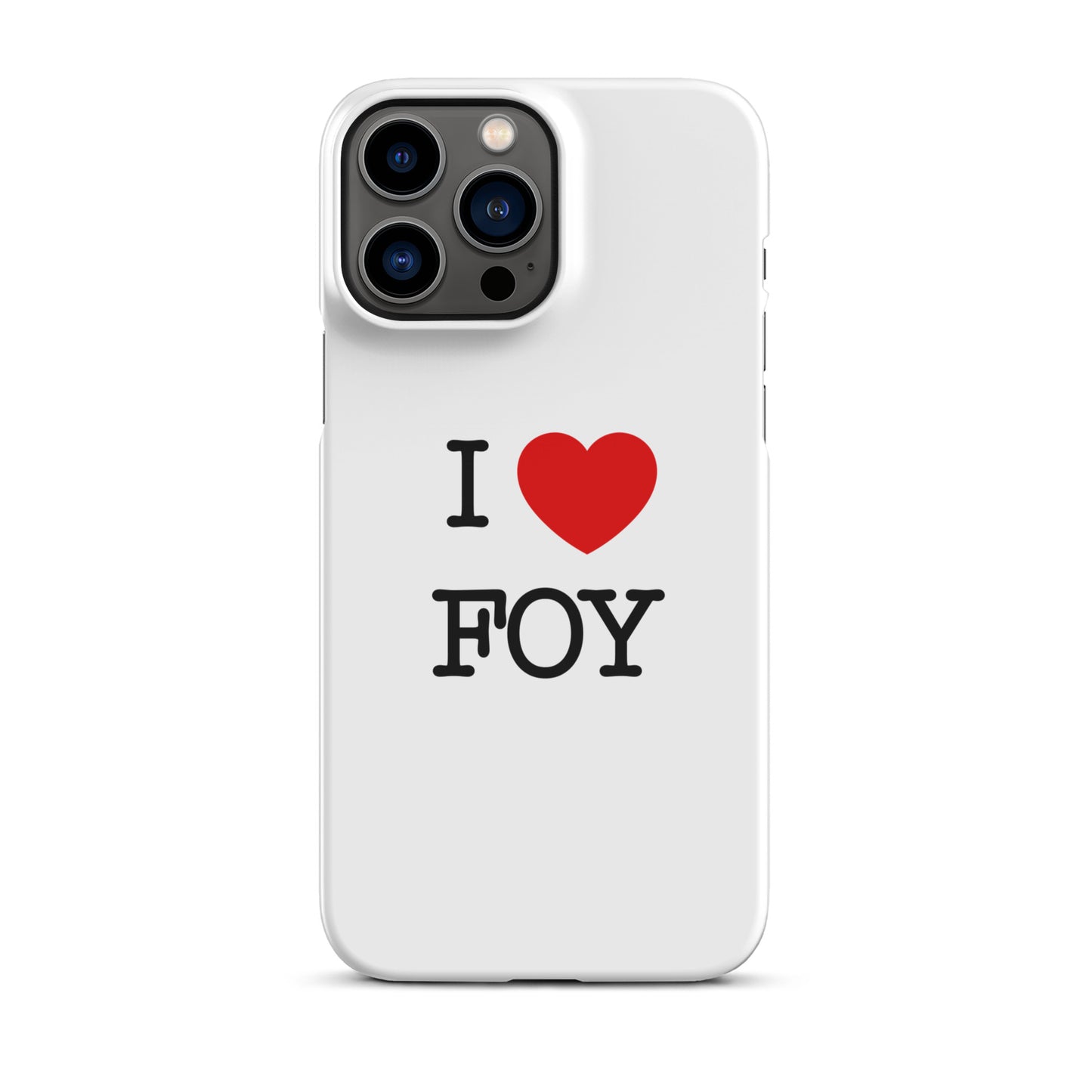 I HEART FOY Snap case for iPhone®