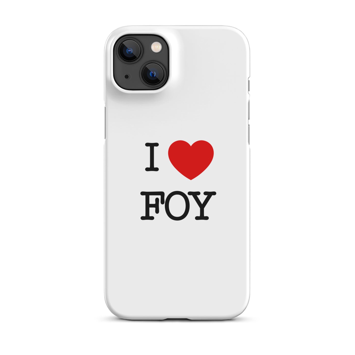 I HEART FOY Snap case for iPhone®