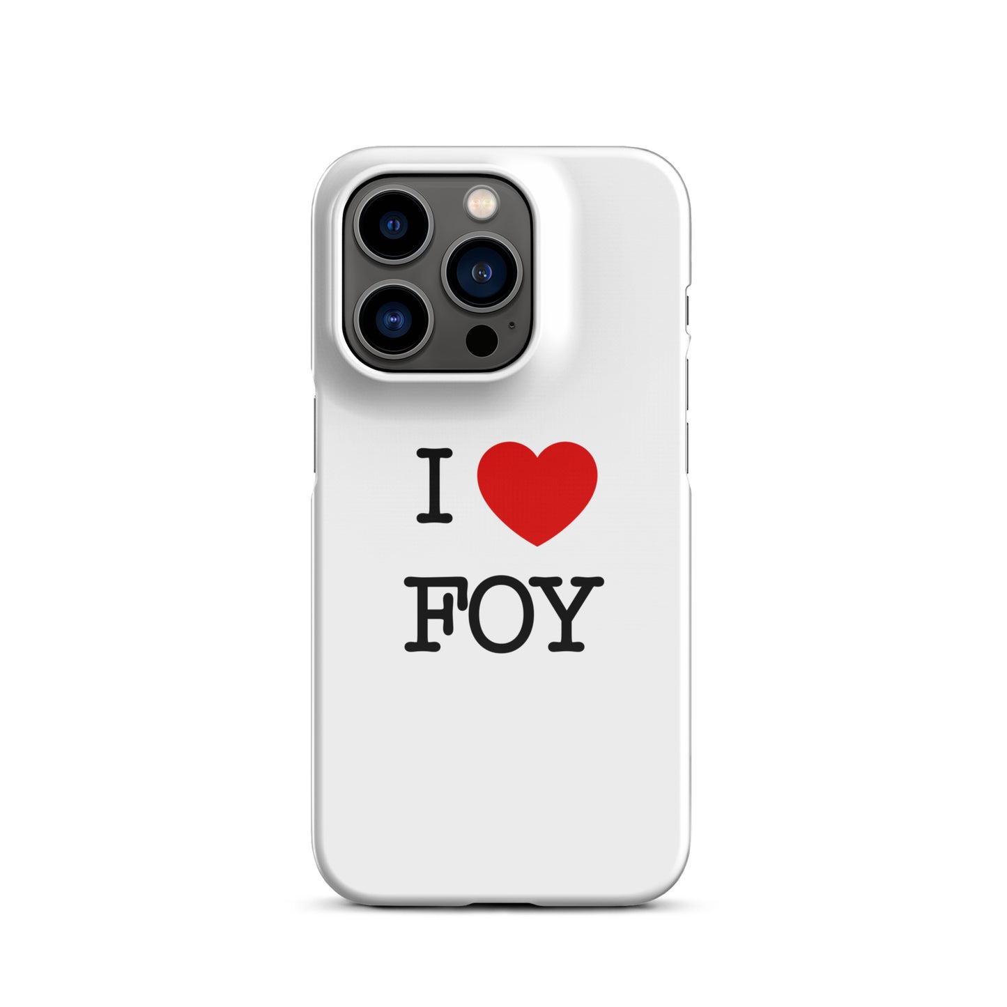 I HEART FOY Snap case for iPhone®
