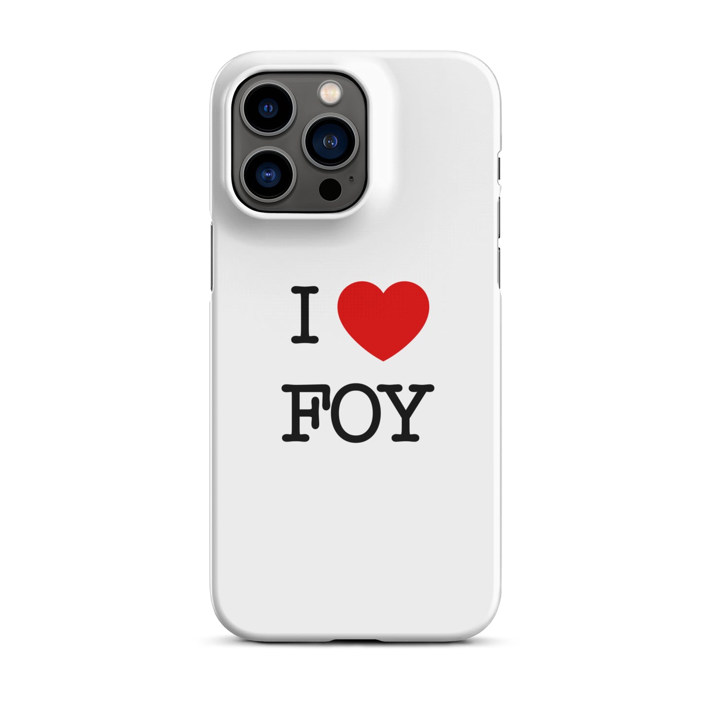 I HEART FOY Snap case for iPhone®