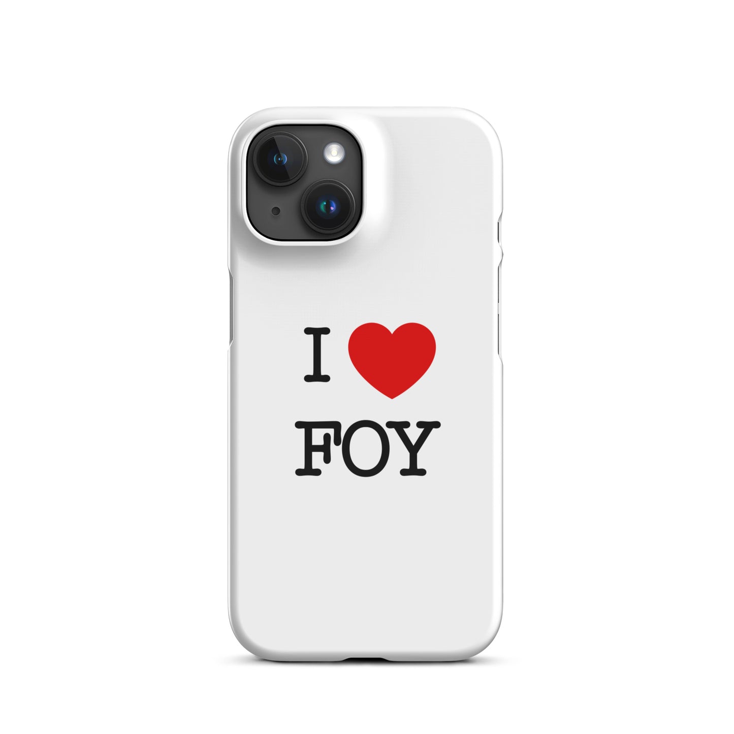 I HEART FOY Snap case for iPhone®