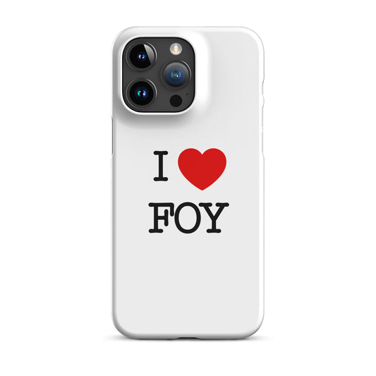 I HEART FOY Snap case for iPhone®