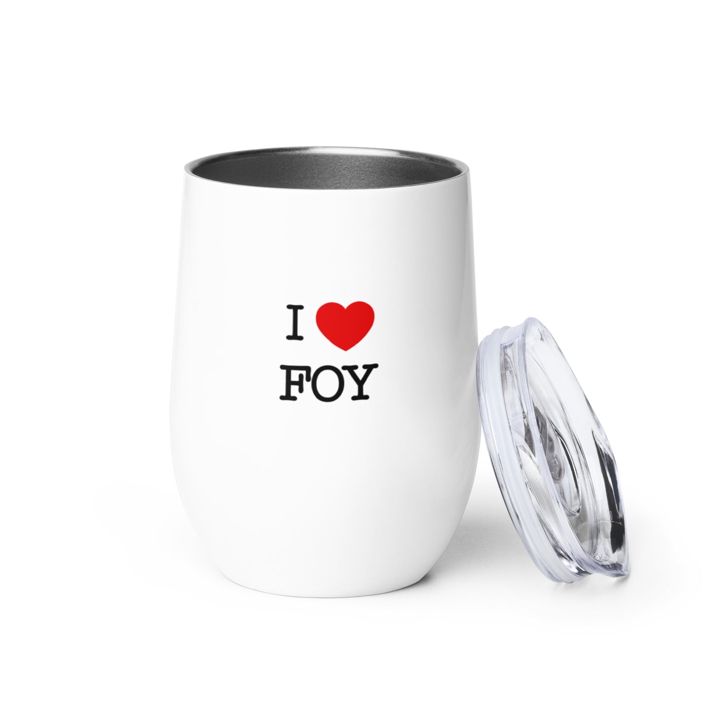 I LOVE FOY Wine tumbler